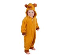 Rubies DISFRAZ CAPIBARA INFANTIL para niño de 12 a 18 meses, pelele con capucha para Carnaval, Navidad, Fiestas y Cosplay