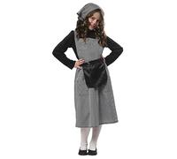 Rubies Disfraz Castañera para niñas, Vestido con camiseta, pañuelo y delantal, Oficial Castañada, Halloween, Carnaval, Fiestas escolares