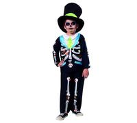 Rubies Disfraz Catrin Pancho para niños y niñas, Chaqueta con camisa, pantalón y sombrero, Licencia Oficial, Día de los Muertos, Calavera Mexicana para Halloween, Fiestas