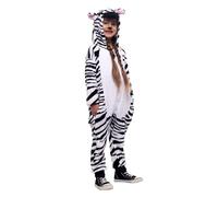 Rubies Disfraz Cebra para niños y niñas, Jumpsuit con capucha y cola, Oficial Carnaval, Halloween, Fiestas y cumpleaños
