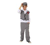 Rubies Disfraz Chulapo De Lujo para niños, Chaleco con clavel, camisa, gorra, pantalón y pañuelo para San Isidro, Chulapo, Madrileño