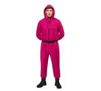 Rubies Disfraz clásico oficial de Guardia del Juego del Calamar, disfraz para adultos, talla XL