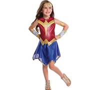 Rubies - Disfraz clásico oficial - Wonder Woman Justice League, niño, I-640024M, talla M de 5 a 6 años