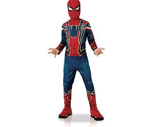RUBIES - Disfraz clásico para niños IRON SPIDER - Disfraz SpiderMan completo - Tallas de 3 a 8 años - Película Avengers Infinity War - Combinación cubrebotas y pasamontañas
