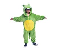 Rubies Disfraz Cocodrilo para niños y niñas, Jumpsuit con capucha y cola, Oficial Carnaval, Navidad, Cumpleaños Halloween