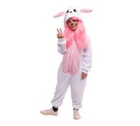Rubies Disfraz Conejito para niñas y niños, Jumpsuit con capucha y cola, Oficial Carnaval, Halloween, Cumpleaños y Fiestas
