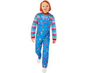 Rubies Disfraz de Chucky y máscara para hombre, Como se muestra, Large