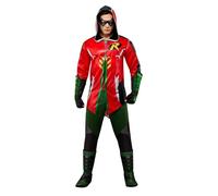 Rubies Disfraz de DC Gotham Knights Robin Deluxe para hombre, como se muestra, talla M