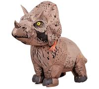 Rubies Disfraz de dinosaurio inflable Triceratops para adultos, talla única