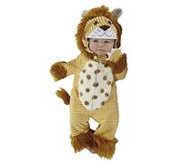 Rubies Disfraz de León Safari para niño y niña, talla bebé 1 a 2 años, Mono con cola y gorrito de cabeza de león, original halloween, navidad, carnaval y cumpleaños