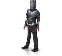 Rubies - Disfraz de lujo Black Panther (niño), talla 7-8 años
