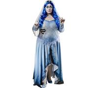 Rubies Disfraz de novia cadáver Emily para mujer, talla grande, con velo y guanteletes, 3X, para fiestas, Halloween y más