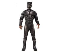 Rubies - Disfraz de Pantera Negra Deluxe, para adulto, talla XL (Black Panther)