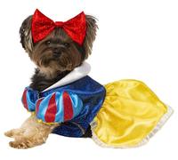 Rubie's Disfraz de Princesa Disney para Mascotas, Color Blanco Nieve, Poliéster, Multicolor, M