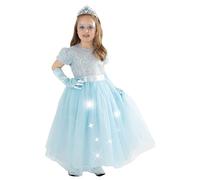 Rubies - Disfraz de princesa luminosa + acceso azul 5-6 años