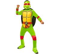 Rubies Disfraz de Rafael de las Tortugas Ninja Mutantes Adolescentes para Niños, Concha y Media Máscara, como se muestra, XS