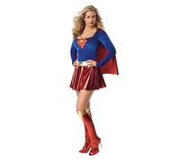 Rubie's- Disfraz de Supergirl Sexy para Mujer Talla XS Superman Gorros, máscaras y accesorios para fiesta, Multicolor (Rubies rubi-888239/XS)