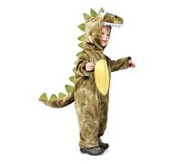Rubies Disfraz Dinosaurio Rugido para niñas y niños, Jumpsuit con capucha y cola, Oficial Rubies para Carnaval, Halloween, Navidad y Fiestas