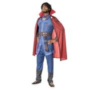 Rubies Disfraz Doctor Strange Deluxe para hombres, Dr Strange in the Multiverse of Madnes, con Pantalones, túnica y capa estampada, para halloween, carnaval, navidad y cumpleaños, 301359
