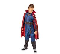 Rubies Disfraz Doctor Strange Deluxe para niños, con Túnica, pantalones y capa con medallón, original de Marvel, para halloween, carnaval y cumpleaños (3013383-4)
