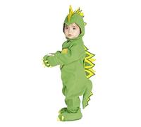 Rubies Disfraz Dragon Draki para bebés de 1 a 2 años, Jumpsuit con gorra, gorro y pantalones. Oficial, Carnaval, Navidad, Cumpleaños, Fiestas y Halloween.