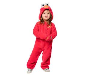 Rubies Disfraz Elmo Barrio Sesamo para bebés, Talla 1 a 2 años, Jumpsuit y gorro, Oficial Sesame street, para Carnaval, Navidad, Cumpleaños, Fiestas y Halloween.