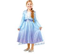 Rubies Disfraz Elsa Frozen Travel Classic, Princesa, Multicolor, Talla L (7-8 años)