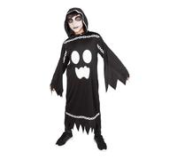 Rubies Disfraz Fantasma Encadenado para niños y niñas, Túnica impresa digitalmente con capucha, Efecto brillante en la oscuridad, para Halloween, Fiestas y Carnaval