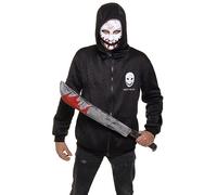 Rubies Disfraz Fantasma Killer para adulto, Set sudadera y máscara, Oficial Halloween, Carnaval, Fiestas y Cumpleaños
