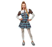 Rubies Disfraz Frankiestein para mujer, Vestido con corbata, presilla, cinturon, medias y cubre zapatos. Oficial Monster High, para Carnaval, Navidad, Cumpleaños, Fiestas y Halloween