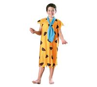 Rubies Disfraz Fred Flinstones Clásico para niños, Túnica impresa digitalmente y corbata, Licencia Oficial The Flinstones Los Picapiedra para Carnaval, fiestas, cumpleaños