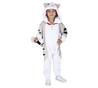 Rubies Disfraz Gatita con sonido para niños y niñas, Jumpsuit con capucha, cola y caja de sonido, Trajes disfraces animales infantiles para Carnaval, cosplay y Fiestas