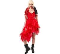 Rubies Disfraz Harley Quinn para adulto, Vestido rojo Oficial de la Pelicula escuadrón suicida 2 de DC ideal para halloween, carnaval, fiestas, despedida de soltero, Cosplay y cumpleaños.