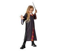 Rubies Disfraz Harry Potter para niños y niñas, Túnica Deluxe con detalles impresos, gafas y varita. Disfraz Oficial de Harry Potter para halloween, navidad, carnaval y cumpleaños (301233-TW)