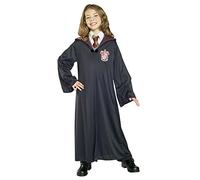 Rubies Disfraz Hermione Clásico para niñas, Túnica negra con broche y emblema de Gryffindor, Magos, Hogwarts, Licencia Oficial Warner Bros Harry Potter