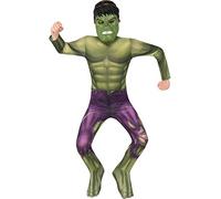 Rubies Disfraz Hulk Classic Z para niños y niñas, Jumpsuit Impreso y máscara, Basico, Licencia Oficial Marvel para cumpleaños, Fiestas, Carnaval
