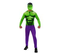 Rubies Disfraz Hulk para adultos, Jumpsuit impreso y máscara, Licencia Oficial Marvel para fiestas, cosplay, despedidas de soltero y Carnaval