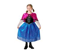 Rubies Disfraz infantil de la reina de hielo de Anna, talla: S - 98 - 104 - Disfraz de Frozen de alta calidad para carnaval, Halloween