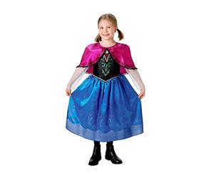 Rubie's Disfraz infantil de la reina de hielo de Anna, tamaño: 110 - 116 - Disfraz de Frozen, Carnaval, Halloween