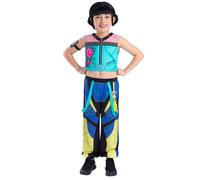 Rubies DISFRAZ KPOP ZOEY CLASSIC. K-POP, KPOP, HUNTRIX, Top, pantalón, banda para brazo y accesorio charm. TALLA M