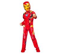 Rubies DISFRAZ IRON MAN BLACK LINE INFANTIL LICENCIA OFICIAL NIÑO TALLA XS