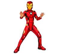 Rubies Disfraz Iron Man Classic Z para niños y niñas, Jumpsuit con máscara, Traje clasico, Licencia Oficial Marvel para Carnaval, cumpleaños, fiestas y regalos