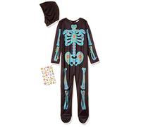 Rubies Disfraz Katrina Pegatina para niños y niñas, Jumpsuit impreso con pegatinas y gorro, Oficial Halloween, Carnaval y cumpleaños