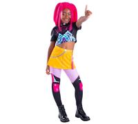 Rubies DISFRAZ KPOP MIRA CLASSIC. K-POP, KPOP, HUNTRIX, Top, collar, falda con leggins adjuntos y accesorio charm. TALLA XS