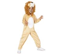 Rubies Disfraz Leon con sonido para niños y niñas, Jumpsuit con capucha, cola y caja de sonido, Trajes disfraces animales infantiles para Carnaval, cosplay y Fiestas