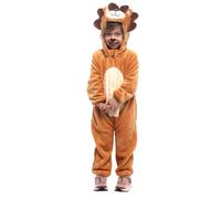 Rubies Disfraz León Mimosin para niños y niñas, Jumpsuit con Cola y Capucha, Oficial Carnaval, Navidad, Halloween y Cumpleaños