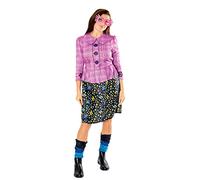 Rubies Disfraz Luna Lovegood para mujer, Vestido con detalles impresos y gafas, Oficial Warner Harry Potter para Carnaval, Halloween, Navidad y cumpleaños