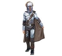 Rubies Disfraz Mandalorian para niños, Green Collection, Disfraz sostenible, Jumpsuit impreso, capa y máscara, Oficial Marvel para Carnaval, Halloween, Navidad y cumpleaños