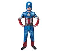 Rubie's - Disfraz Marvel The Avengers Capitán América para niños, talla M (I-610262M)