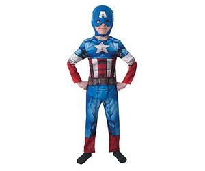 Rubie's - Disfraz Marvel The Avengers Capitán América para niños, talla M (I-610262M)
